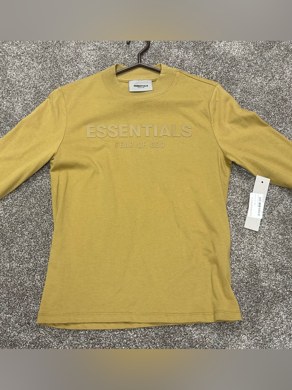 Essentials Women's Long Sleeve Tee - Olive Yellow